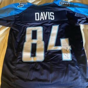 Authenticated signed Tennessee Titans Football Jersey